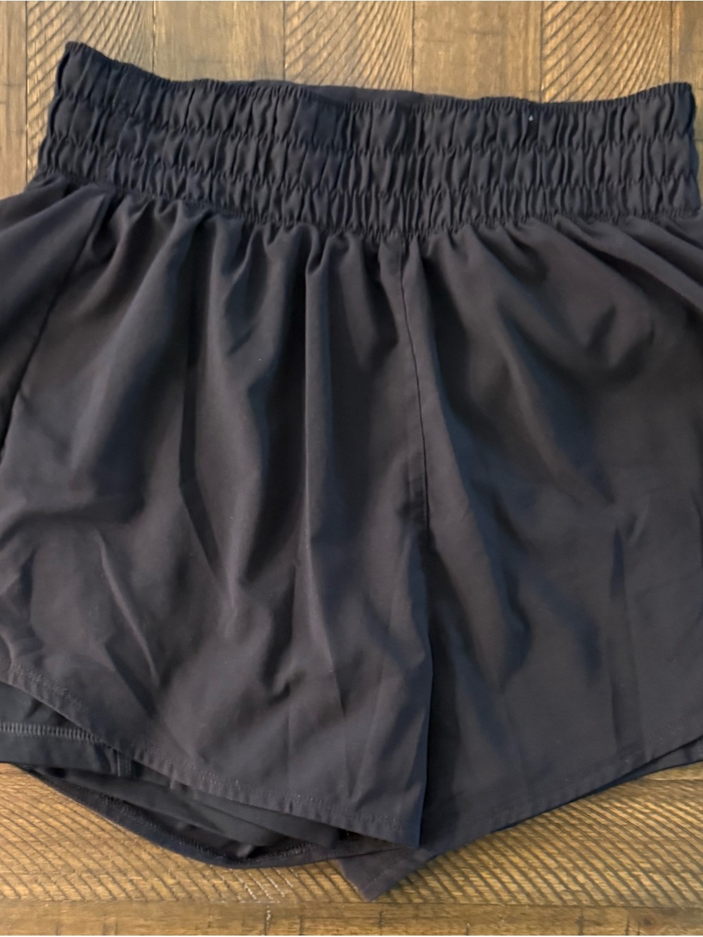 Nike Women's Black Elastic-Waist Athletic Shorts